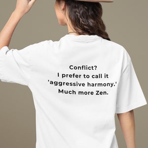 Enneagram T-Shirt, Witty Personality Quote Tee, Type 9 The Peacemaker, Perfect Gift for Enneagram Enthusiasts, Sarcastic Personality T-Shirt