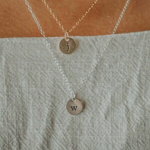 Tiny Initial Necklace For Women, Dainty Initial Jewelry For Fiancee, Mothers Day Gift For Mom, Birthday Gift, Anniversary Gift For Wife