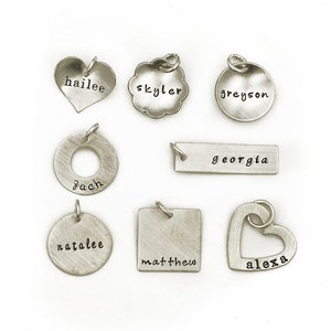 Medium Name Charms 3/4″ For Her | Personalized Add-On Charms For Jewelry | Custom Gift for Women, Mom, Wife, Sister, Daughter, Friend