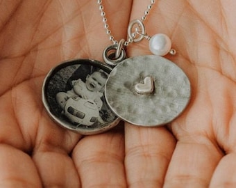 Custom Locket, Locket Necklaces With Photo, Gift For Mom, Necklace With Picture Inside, Kids photo locket, Anniversary Gift, Mothers Day