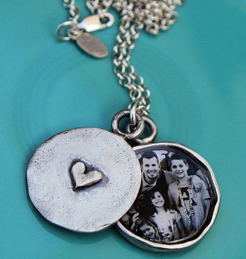 Custom Locket, Locket Necklaces With Photo, Gift For Mom, Necklace With Picture Inside, Kids photo locket, Anniversary Gift, Mothers Day image 2