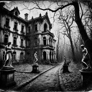 Abandoned Haunted Mansion Astral Abode Gift for Spirit Companion Home 4 Images Remote Binding Activation Lucid Dreaming Astral Travel