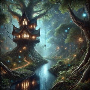 Treehouse Astral Abode Gift for Spirit Companions 3 Images Remote Binding Activation Lucid Dreaming Meditation, Astral Portal