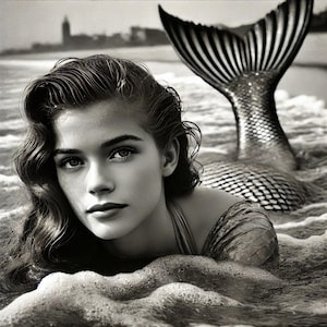 Mermaid Spirit Companion Gray Arts Instant Digital Download PDF 2000 + Words