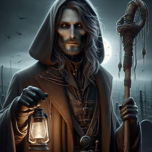 Dark Arts Psychopomp Reaper Spirit Companion PDF Instant Digital Download 2000+ Words
