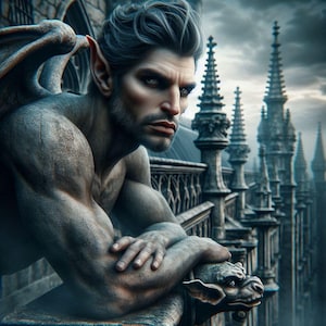 Gargoyle Guardian Spirit Companion Gray Arts Instant Digital Download PDF 2000 + Words
