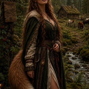 Scandinavian Huldra Spirit Companion Dark Arts 2 Images Romantic Guardian Forest Protector Nature Patroness Nature Magic Hidden Paths