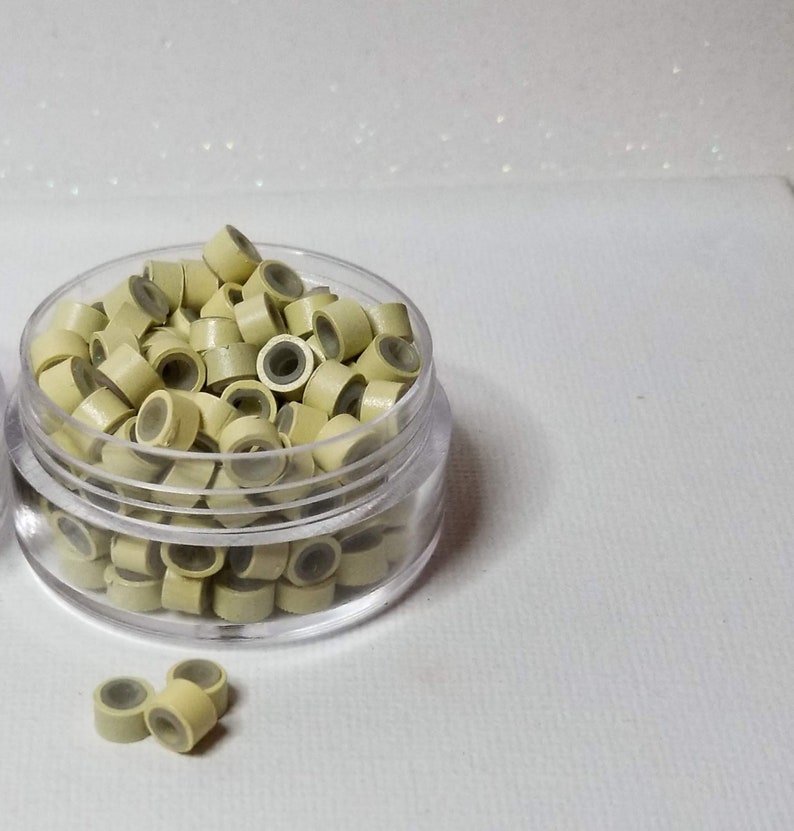 SILICONE Micro Ring CRIMP BEADS for Hair and Feather Etsy