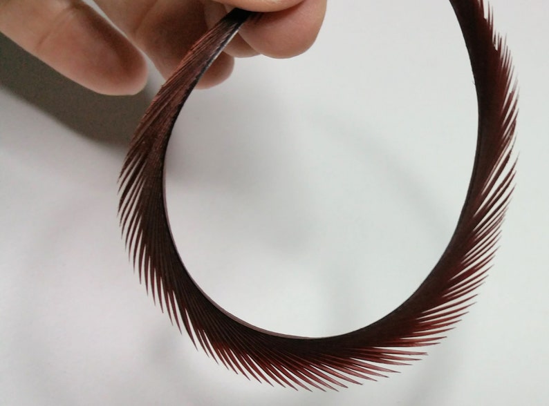 PURE WHITE CURLED Feather Biot Swords Select Your Quantity