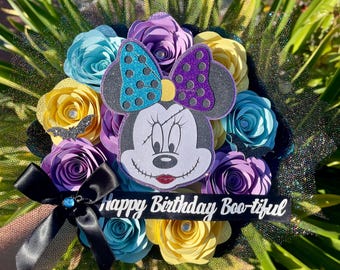 Eternal Flower Bouquet/Spooky Bouquet/Spooky Ramo Buchon/ Halloween Bouquet/ Paper Flowers/Ramo Buchon/ Bouquet/ Eternal Roses