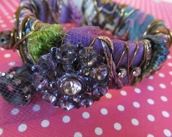 Boho Cuff Bracelet, Lots o gypsy type goodies!