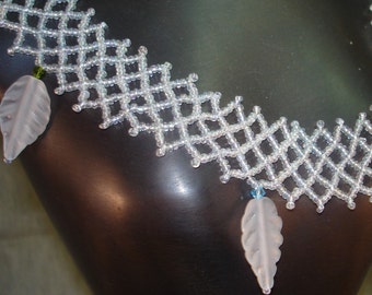 The White Witch of the Ice Forest  Choker or Collar  Necklace