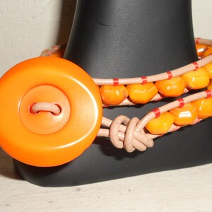 Tango Wrap Bracelet...Tangerine Tango Trippin&#39; Around the Wrist, price reduced for the holidays!