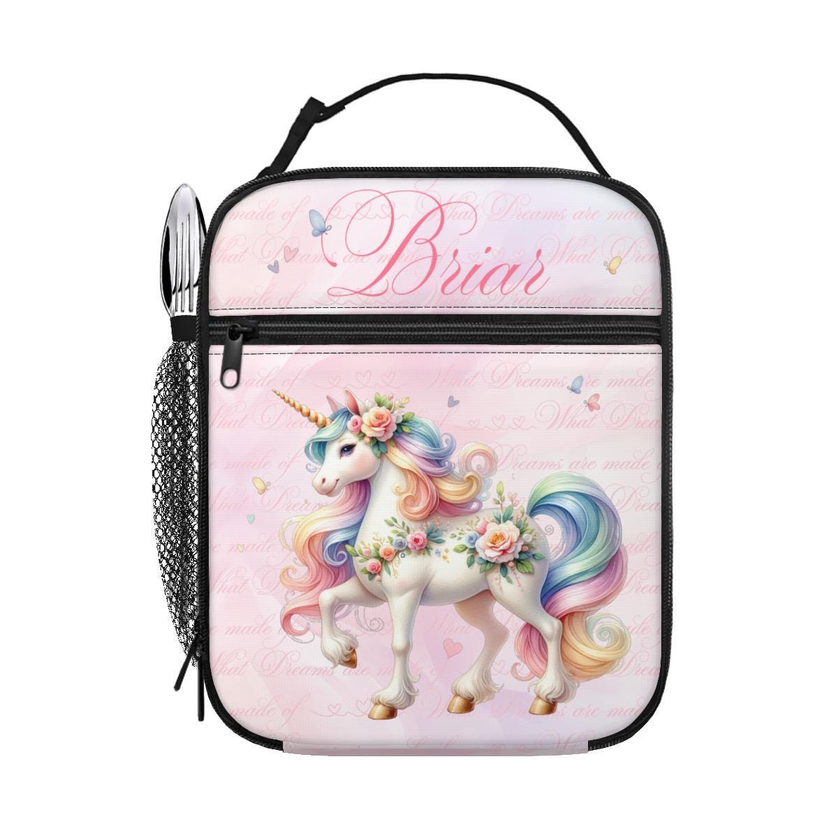 Kids Unicorn Backpack Set With Lunch Box & Pencil Case - 16 Inch School Bag For Boys & Girls