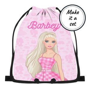 Personalisierte Kordelzug für Kinder mit Fashion Girl, wasserfester Sack für Strand, Schwimmen, Tanz, PE & Fitness, kundenspezifische Bibliothek Buch Tote