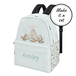Sac à dos personnalisé pour tout-petit avec nom personnalisé, cartable dinosaure pour enfant, sac à dos mignon pour bébé, sacoche pour garçon, meilleur cadeau d'anniversaire