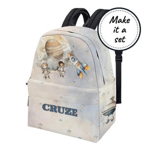 Sac à dos personnalisé pour tout-petit avec nom personnalisé, cartable pour enfants, joli sac à dos en toile, sacoche pour garçon, cadeau d'anniversaire