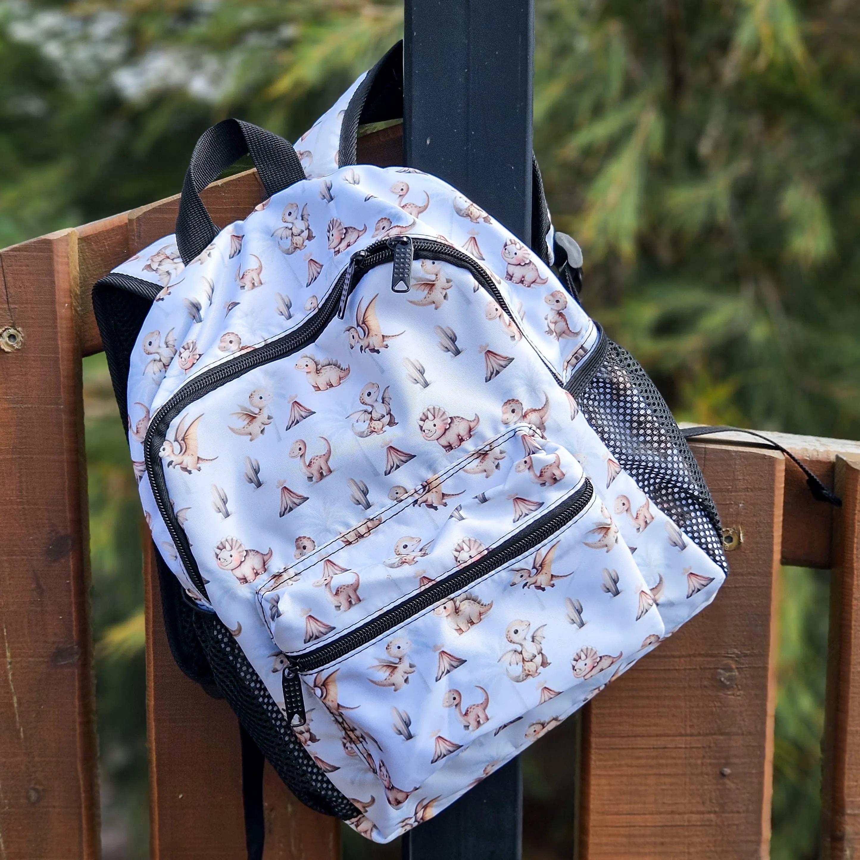Personalisierten Kinderrucksack Mit LKW-Muster – Inkl. Sicherheitsleine & Brustgurt