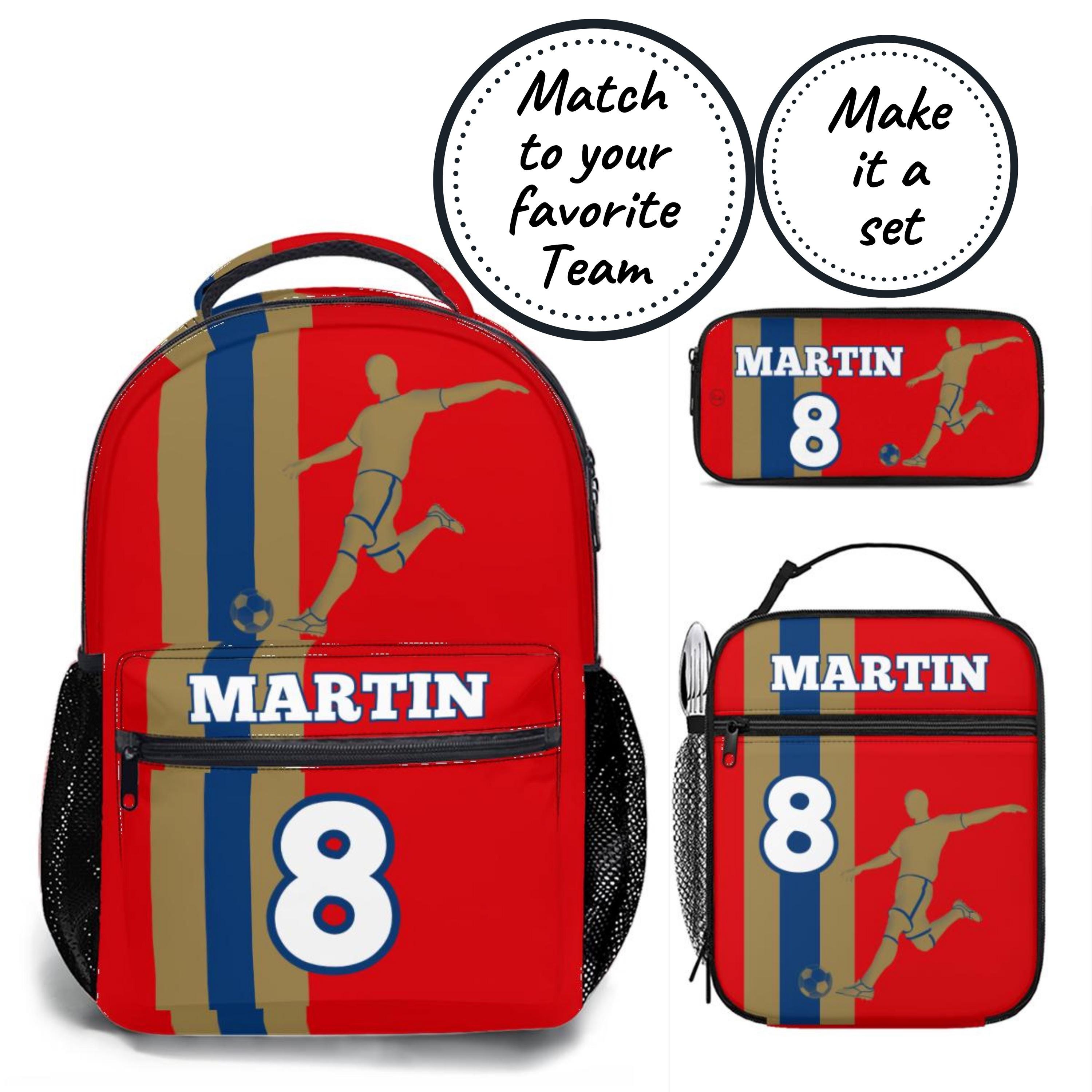 Kinder Schulranzen-Set Mit Lunchbox & Federmäppchen | Tier-Motiv, Robuster Polyester | Für Grundschule