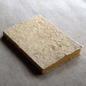 Cuaderno Kraft artesanal de 100 páginas, cuadernos ecológicos y sostenibles, 13 x 19 cm
