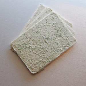 Handmade Mulberry Paper, Deckled Edge, Plant Natural Paper, Eco Friendly, A6, Pack of 5