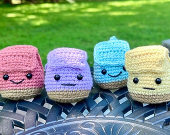 Crochet Amigurumi Backpack Bag Charm