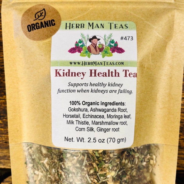 Thé soulagement des calculs rénaux - Un mélange de thé biologique éprouvé par le maître herboriste Khabir qui dissout les calculs
