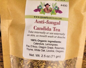 ANTI-FUNGAL TEA - Organic Loose Leaf Tea Blend by master herbalist Khabir