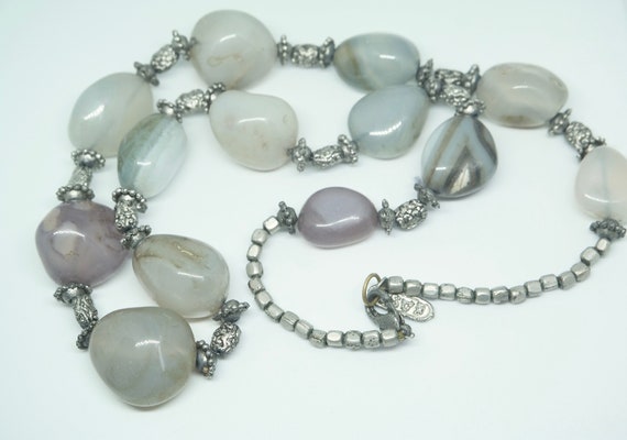 East agate Indian necklace - image 1