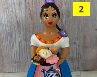 Ceramic mexican dolls hot sale