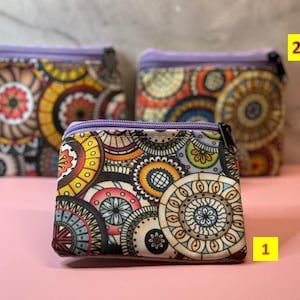 Mexican Coin wallet, Mexican handmade coin bag, Monedero Mexicano, Handcrafter purse, Ethnic wallet, Colorful wallet, Gifts, Folk art.