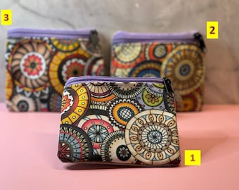 Mexican Coin wallet, Mexican handmade coin bag, Monedero Mexicano, Handcrafter purse, Ethnic wallet, Colorful wallet, Gifts, Folk art.