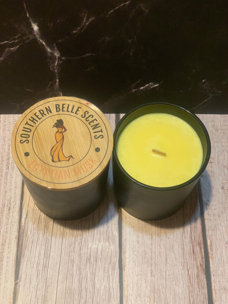 Egyptian Musk Candle- Warm Earthy Scent I Men's Collection by Southern Belle Scents image 4