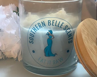 Tropical Scented Candle: "Eat It Raw" - Handmade 14oz Candle