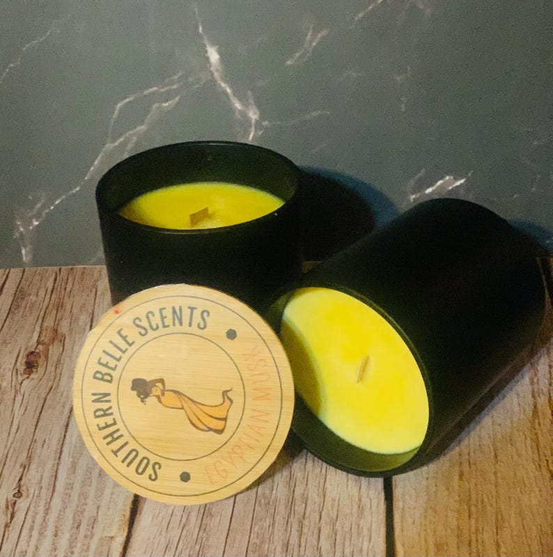 Egyptian Musk Candle- Warm Earthy Scent I Men's Collection by Southern Belle Scents image 6