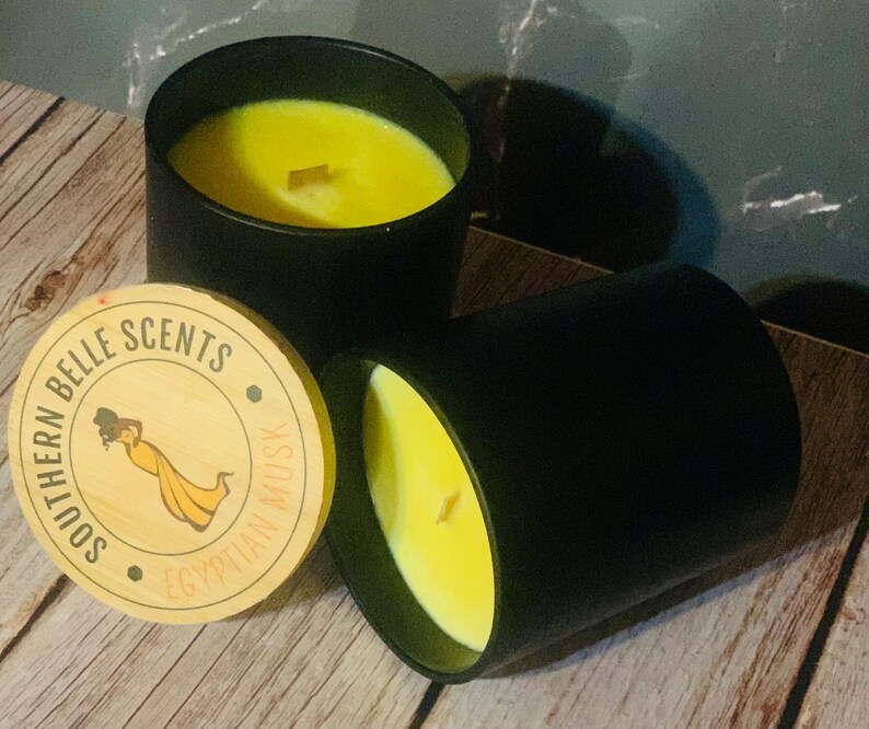 Egyptian Musk Candle- Warm Earthy Scent I Men's Collection by Southern Belle Scents image 2
