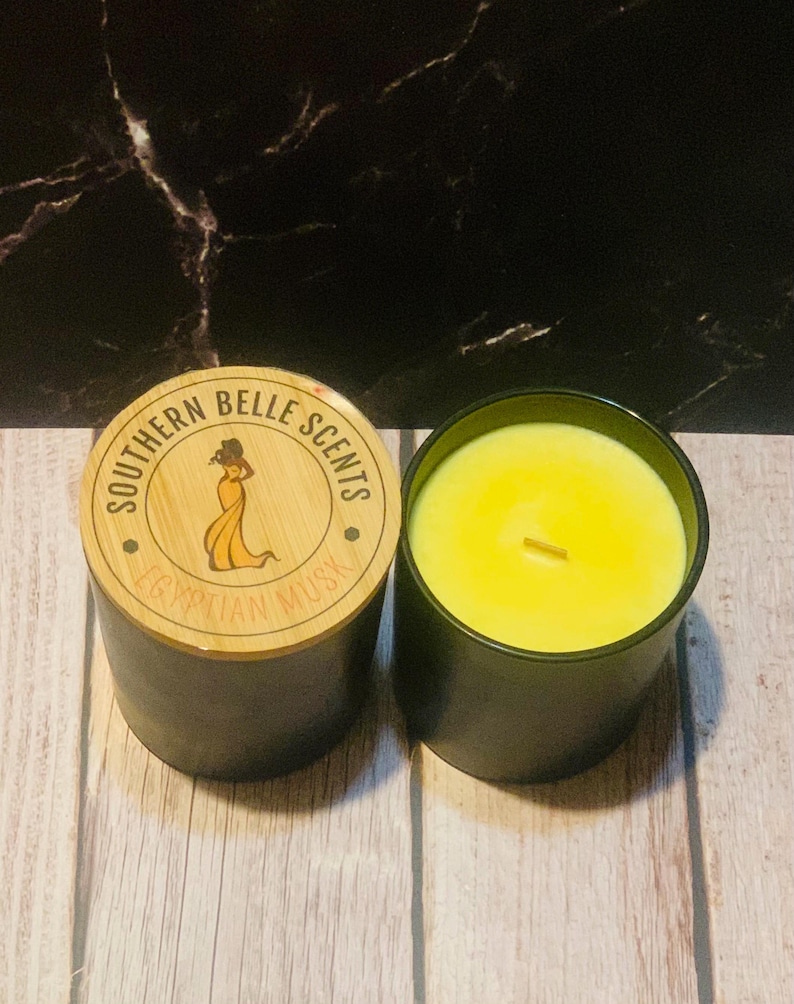 Egyptian Musk Candle- Warm Earthy Scent I Men's Collection by Southern Belle Scents image 3