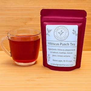 Hibiscus Punch Tea | Gift for Mom | Gift for tea lovers | Herbal Tea | Loose Leaf Tea