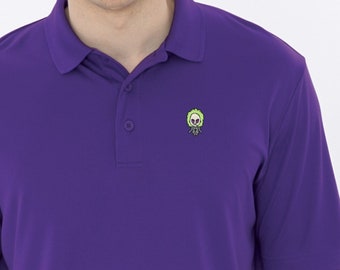 Tiny Beetlejuice Inspired Unisex Polo Golf Shirt