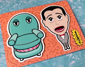 Pee Wee & Chairry Inspired - Magnet Set