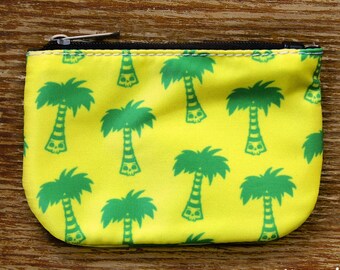 Skull Palm Tree Coin Purse