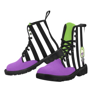 Beetlejuice Inspired Combat Boots Unisex