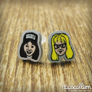 Wayne & Garth Inspired  Earrings
