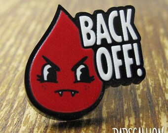 Period Blood Drop Acrylic Lapel Pin