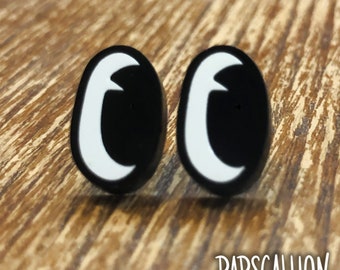 Retro Eyeball Acrylic Earrings