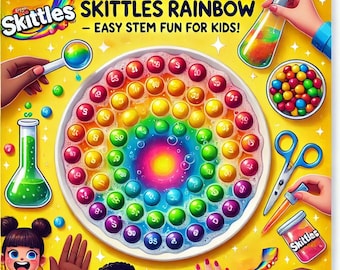 Easy Magic Skittles Rainbow Science Experiment for Kids – Colorful STEM Fun!