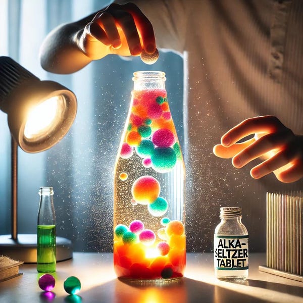 Create Your Own Lava Lamp! DIY Science Kit for Kids, Fun STEM Experiment, Bubbling Chemistry Activity, Educational Gift