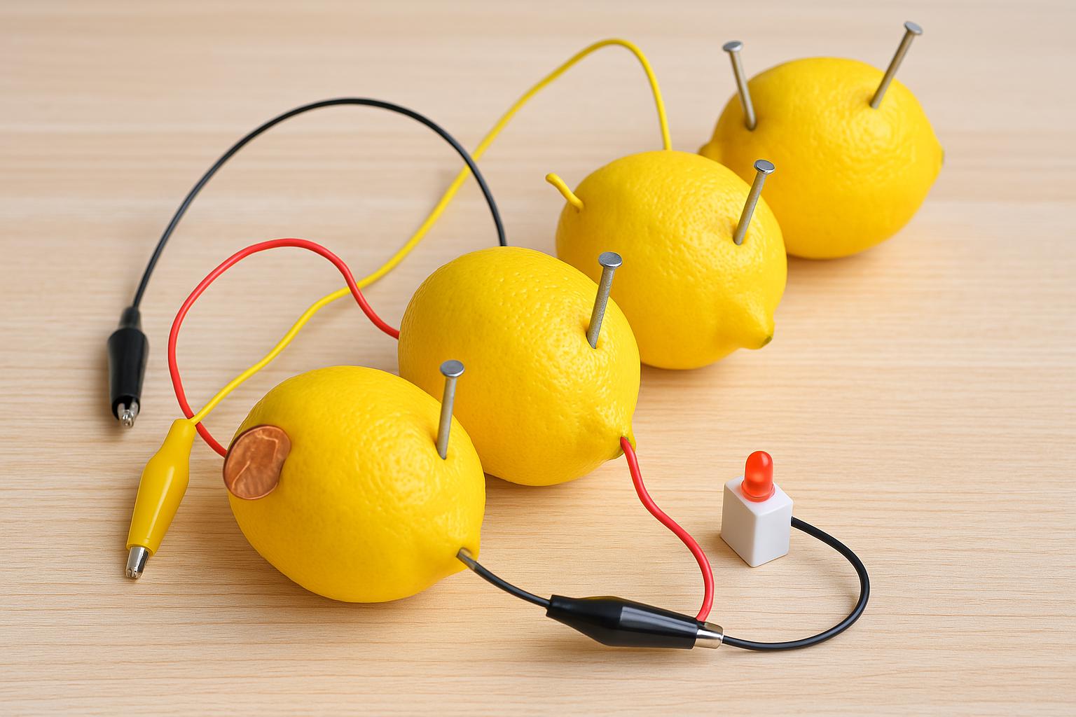 Lemon Battery Experiment: Easy DIY STEM Activity to Learn Electricity ...