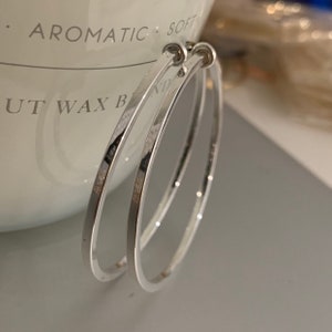 DYO collection - Design Your Own Clip on hoops silver plated square