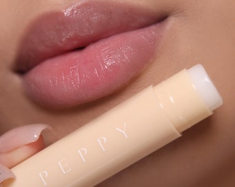 Peppy Butter Stick Lippenöl und Lippenbalsam Hybrid | Lippenpflege | Kosmetik | Feuchtigkeitsspendend | Für trockene Lippen | Geschenk für sie | Schneller Versand